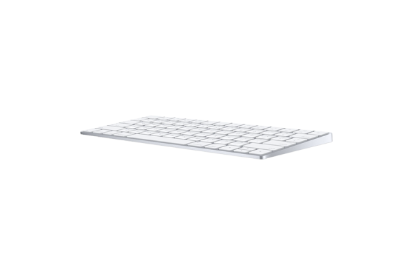 White computer keyboard.