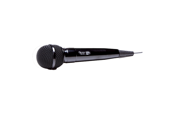 A black, small handheld recorder with a screen, a speaker, and several buttons to operate